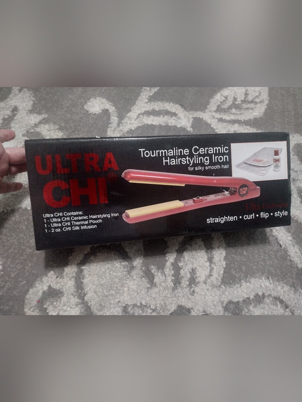 NEW ULTRA CHI Tourmaline Ceramic Hairstyling Iron
